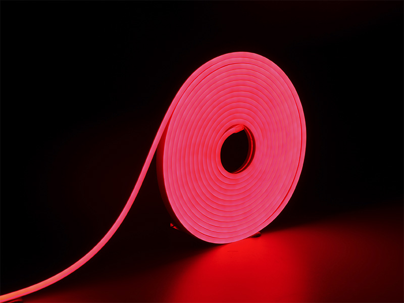 FITA LED NEON FLEX 8W 120 LEDS/M 25M 220V IP65 VERMELHA