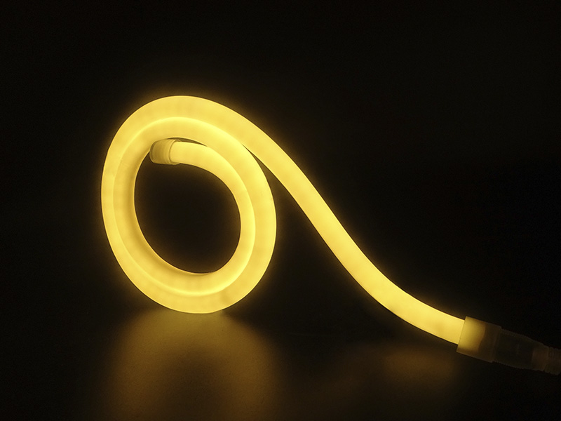 NEON FLEX 360° LED PRO 8W 25M 127V IP65 AMARELA