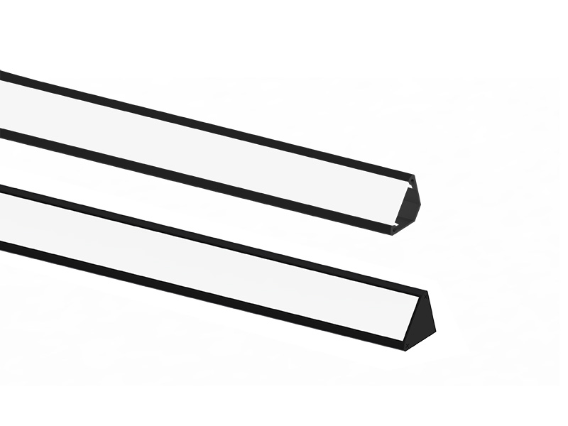 PERFIL LED TASCHIBRA SPIRE L30 SOBREPOR 30X30X3000mm PRETO FOSCO