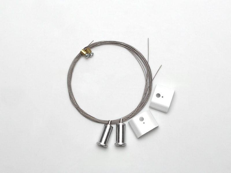 KIT PENDENTE 2M PARA PERFIL SPIRE 35X45 DE 1M E 2M BRANCA