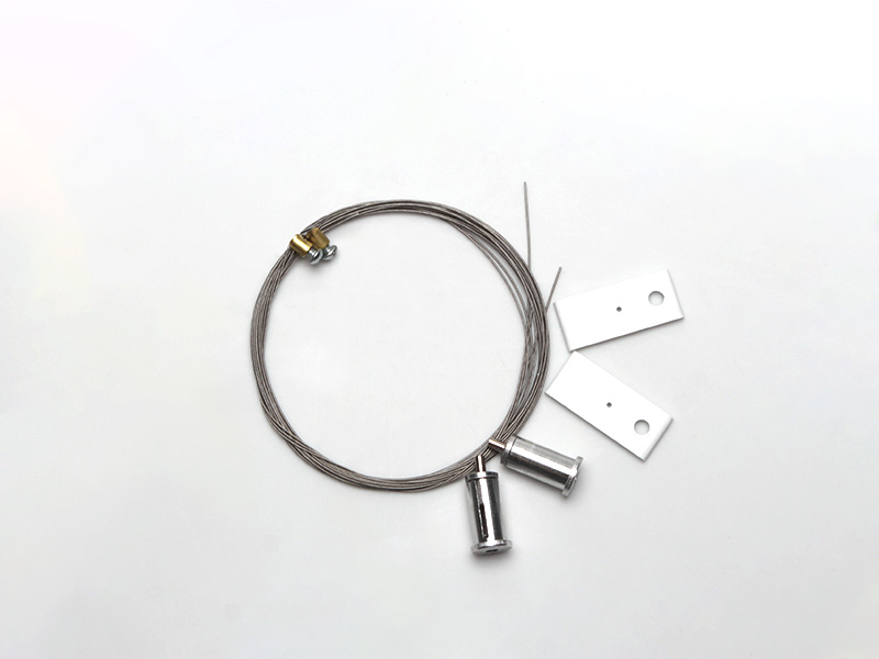 KIT PENDENTE 2M PARA PERFIL ZENITH 50X50 DE 1M E 2M BRANCA