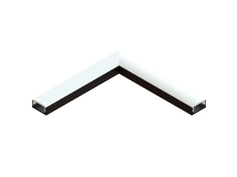 EMENDA L SOPÉ 16x9 TETO/TETO PRETO FOSCO