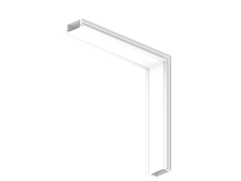 EMENDA L VERTEX 24x9 TETO/PAREDE BRANCA