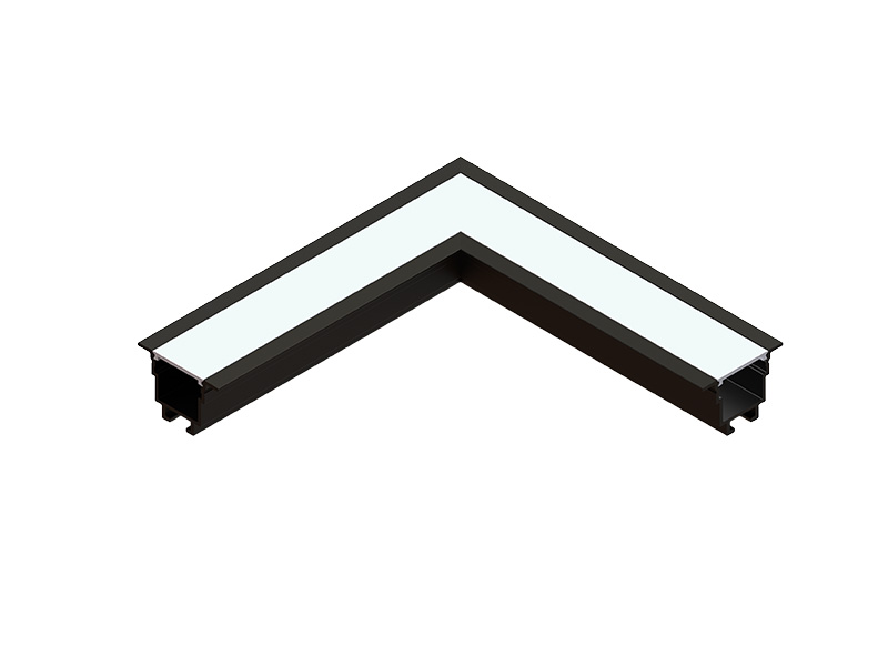 EMENDA L VERTEX 25x17 TETO/TETO PRETO FOSCO