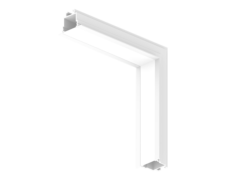 EMENDA L VERTEX 25x17 TETO/PAREDE BRANCA