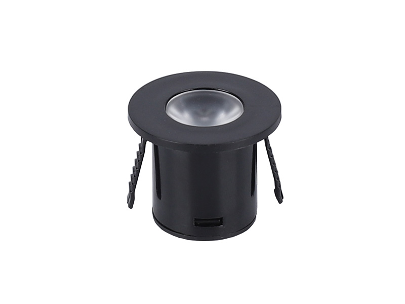 SPOT PARA MÓVEIS LED PIK REDONDO 1W 6500K PRETO 2PÇS