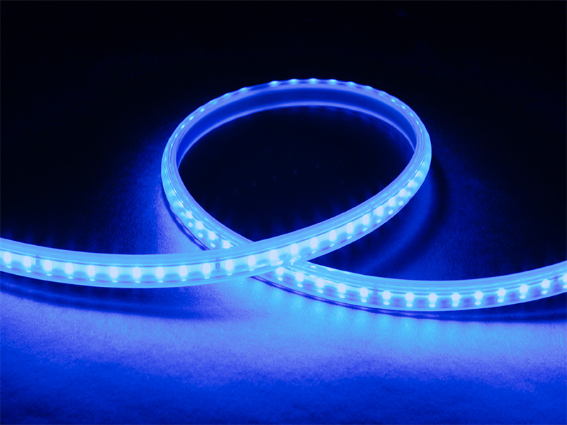 FITA LED TECHCORD 5W 60 LEDS/M 5M 220V IP65 AZUL