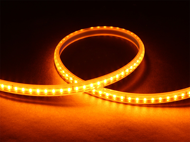 FITA LED TECHCORD 5W 60 LEDS/M 10M 127V IP65 AMARELA