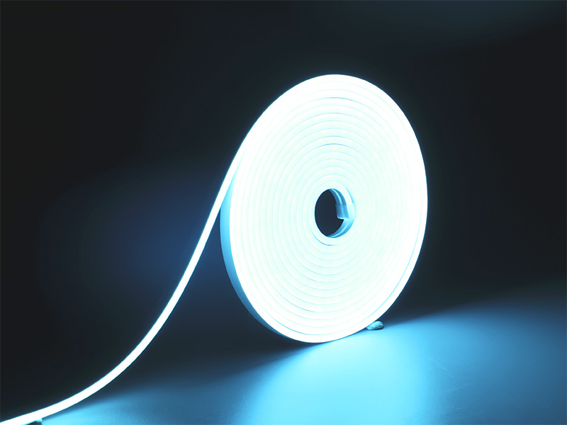 FITA LED NEON FLEX 8W 120 LEDS/M 25M 127V IP65 AQUAMARINE