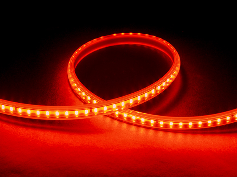 FITA LED TECHCORD 5W 60 LEDS/M 10M 127V IP65 VERMELHA