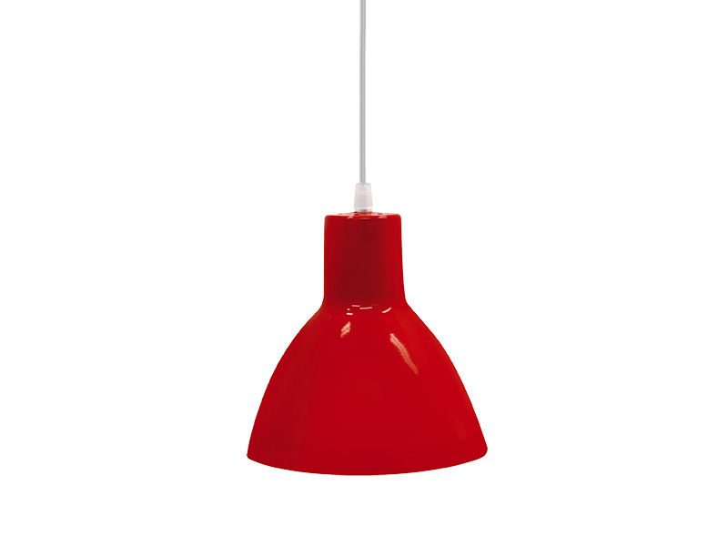 LUMINÁRIA PENDENTE TASCHIBRA TD 622/1 E-27 VERMELHO