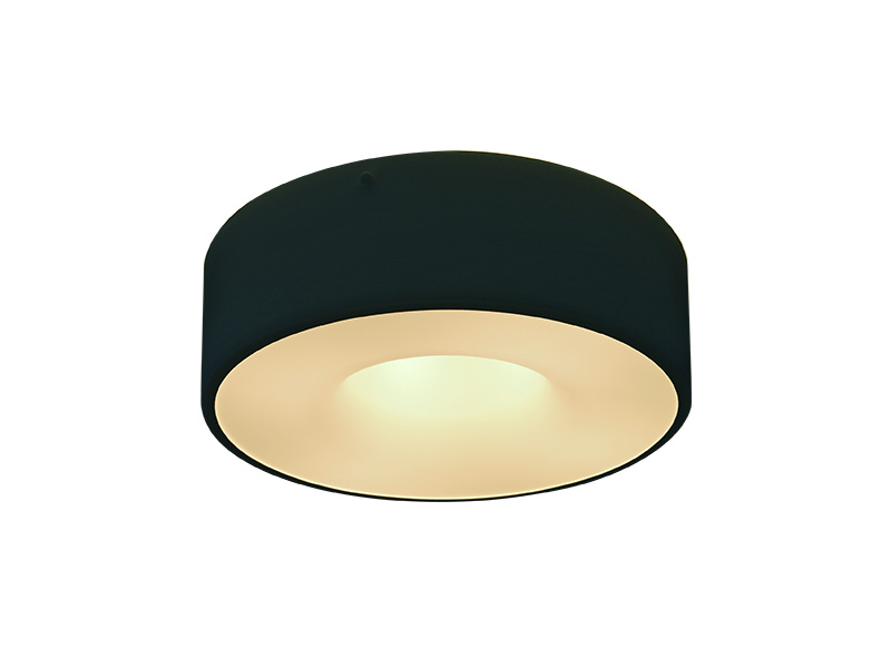 PLAFON TASCHIBRA SUSHI 4XE27 PRETO FOSCO