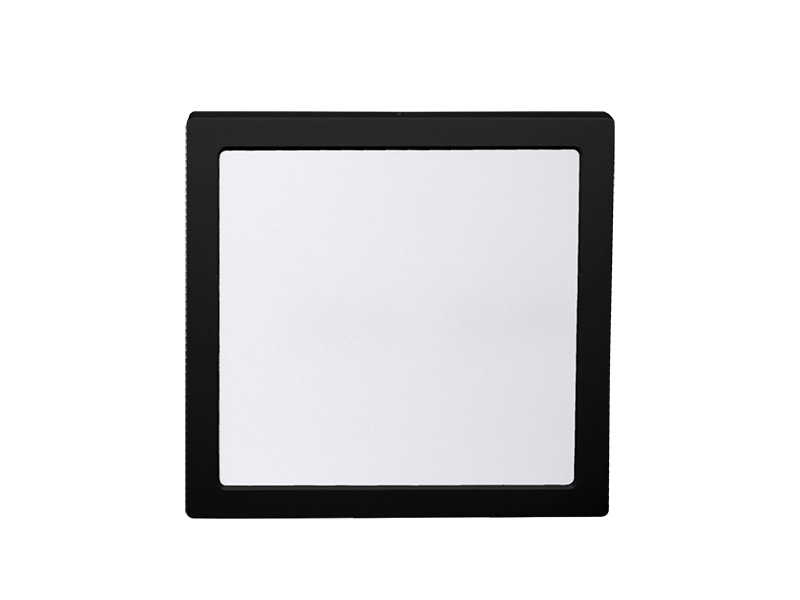 PAINEL LED 24W LYS QUADRADO SOBREPOR PRETO 6500K