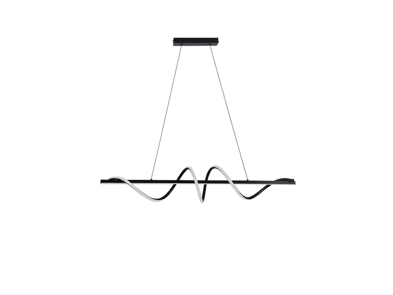 PENDENTE LED UNION 38W 3000K PRETO