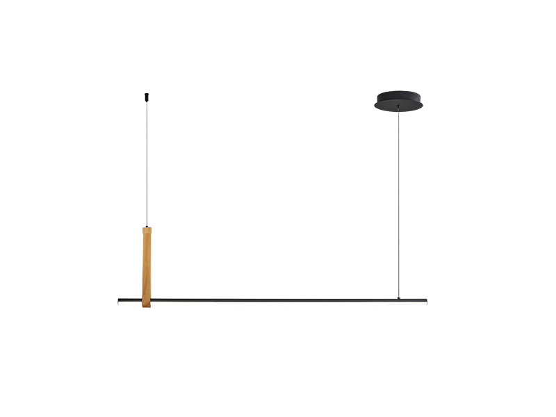 PENDENTE LED TASCHIBRA MANILA 3000K 20W PRETO