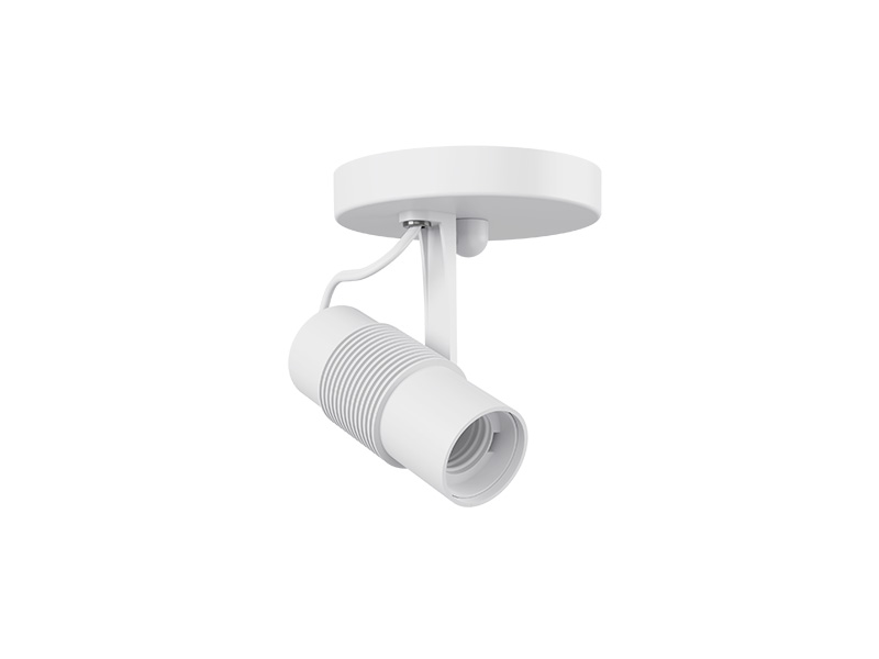 SPOT TASCHIBRA SOBREPOR VITTO 1XE27 BRANCO P/ LAMPADA LED