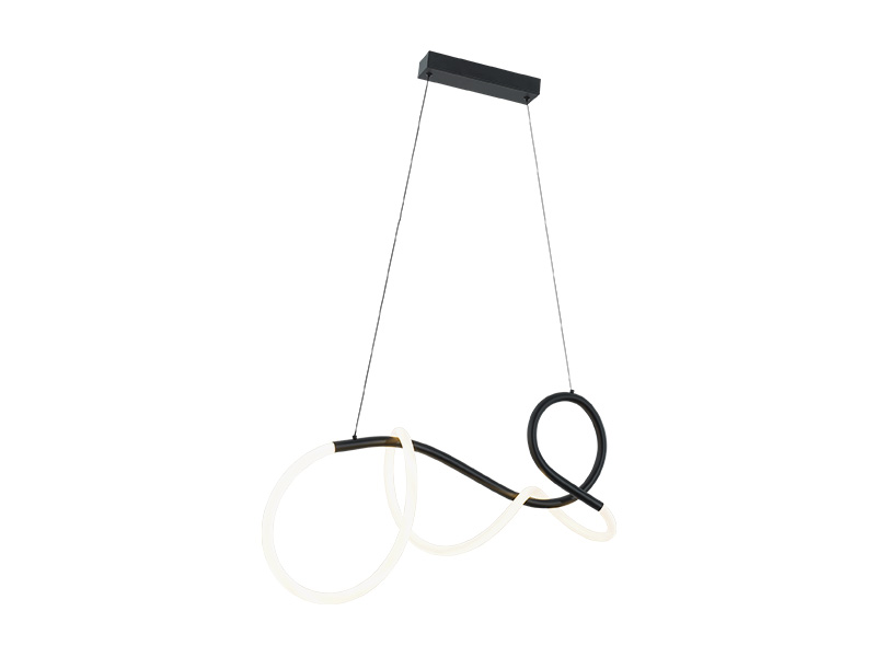 PENDENTE LED TASCHIBRA SCIENCI 3000K 30W PRETO