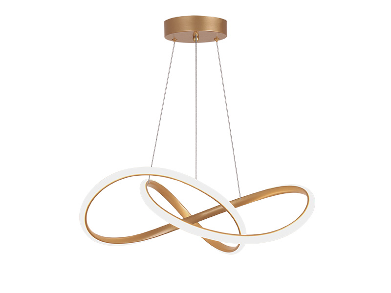 PENDENTE TASCHIBRA LED CAPRI 3000K 36W OURO