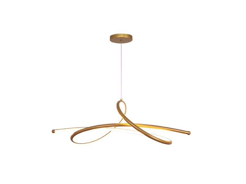 PENDENTE TASCHIBRA LED TRENTO 3000K 32W OURO