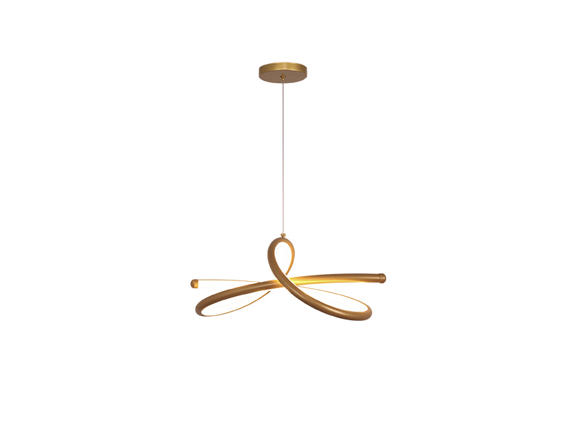 PENDENTE TASCHIBRA LED LUCCA 3000K 20W OURO