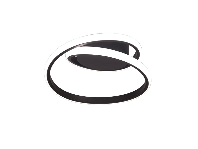 PLAFON TASCHIBRA LED MADRI 3000K 20W PRETO