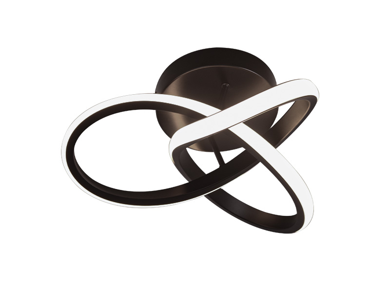 PLAFON TASCHIBRA LED TOLEDO 6500K 16W PRETO