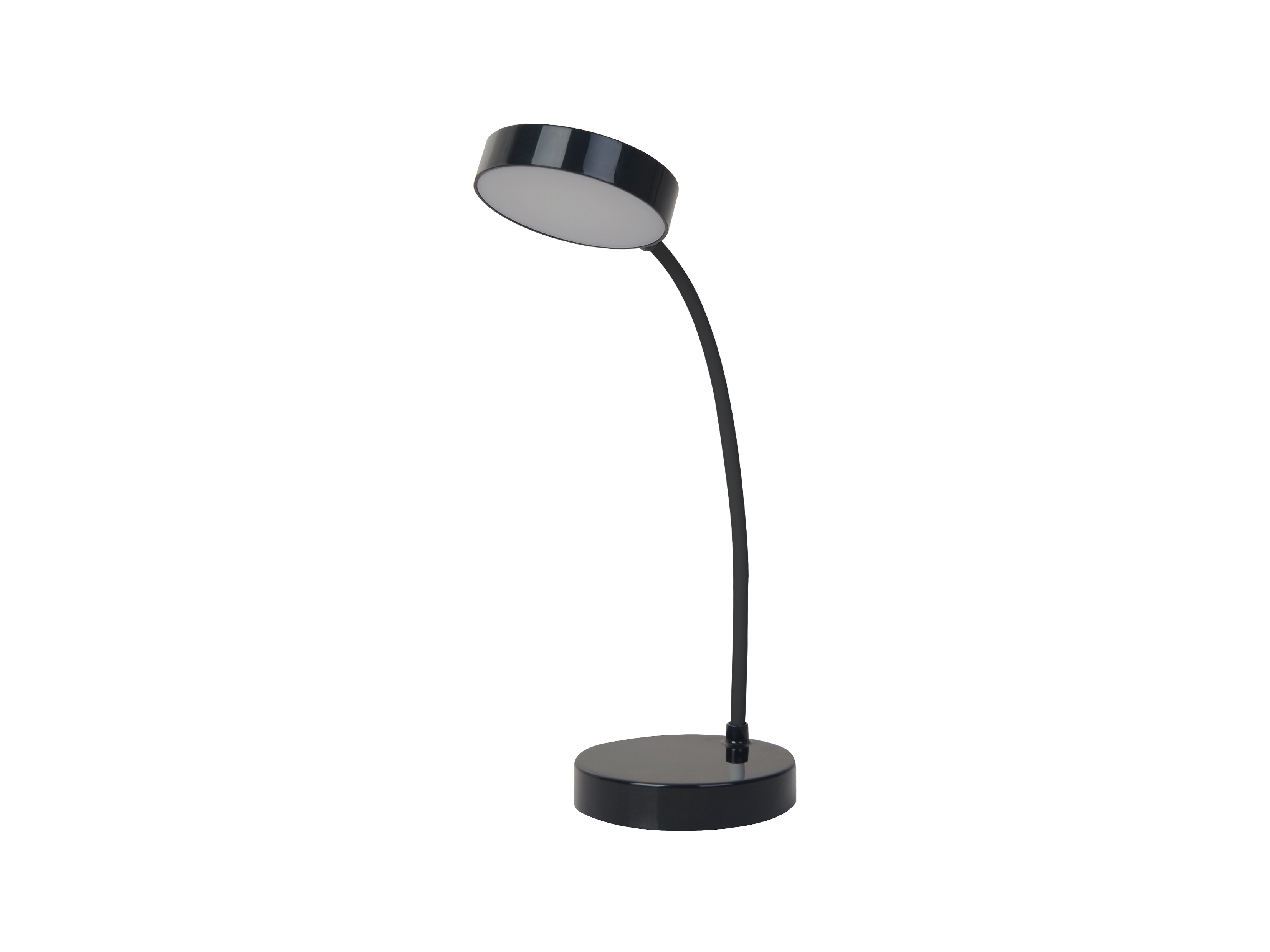 LUMINÁRIA DE MESA LED TASCHIBRA PUCK RECARREGÁVEL PRETO