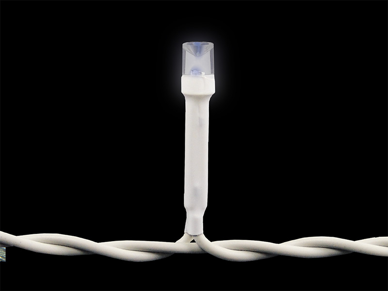 CORDÃO LUMINOSO TASCHIBRA 200 LED ESTÁTICO COM LED FLASH 220V ISOL BR 3000K