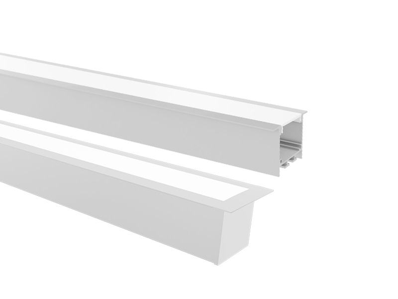 PERFIL LED TASCHIBRA SPIRE 50X35 EMBUTIR 35X50X1000mm BRANCA