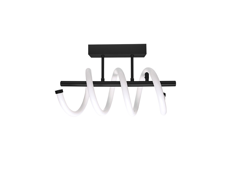 PLAFON LED SPRING 16W 3000K PRETO