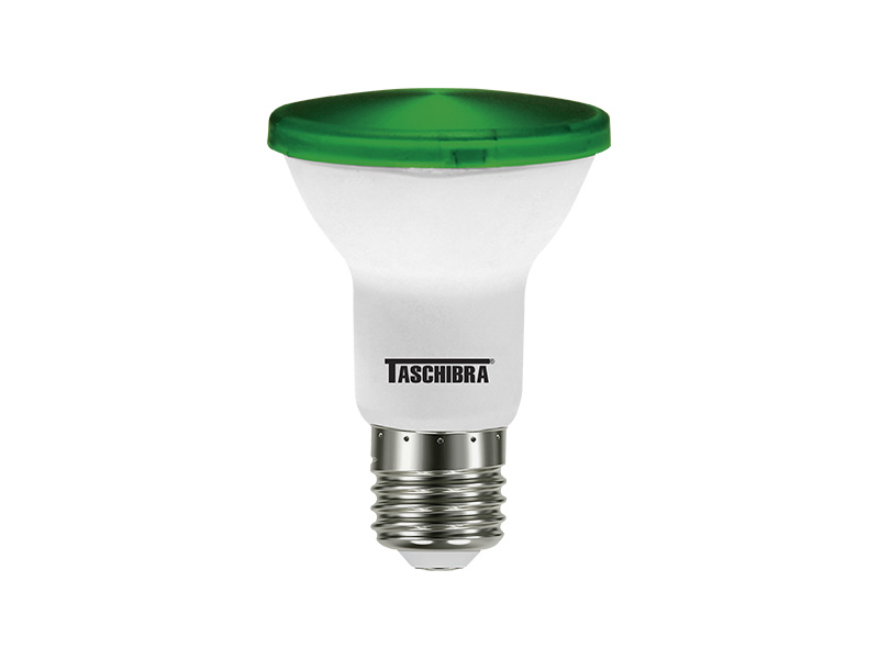 LÂMPADA LED PAR 20 IP65 6W VERDE E27