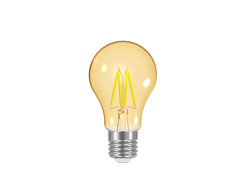 LÂMPADA LED FILAMENTO VINTAGE A60 4W AUTOVOLT ÂMBAR