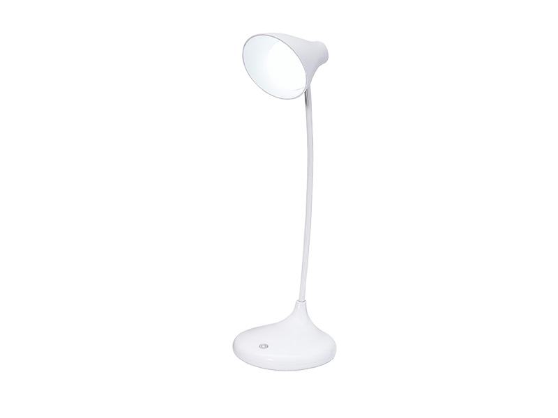 LUMINÁRIA DE MESA LED TASCHIBRA SPLAY RECARREGÁVEL BRANCO