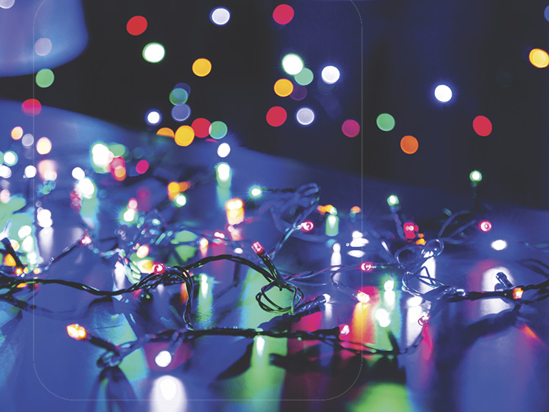 CORDÃO LUM 200 LED 8F ISOL VD 220V COLORIDO