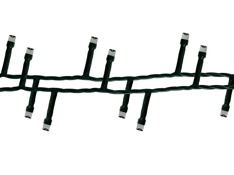 CORDÃO LUMINOSO TASCHIBRA 100 LEDS 8 FUNÇÕES ISOL VD 220V AZUL