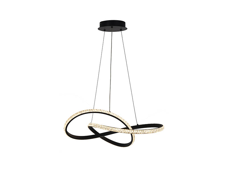 PENDENTE LED TASCHIBRA TORINO ON TW 35W PRETO