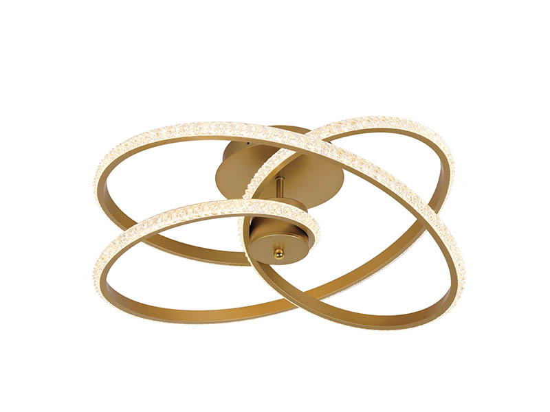 PLAFON LED TASCHIBRA COPENHAGUE 3000K 50W OURO