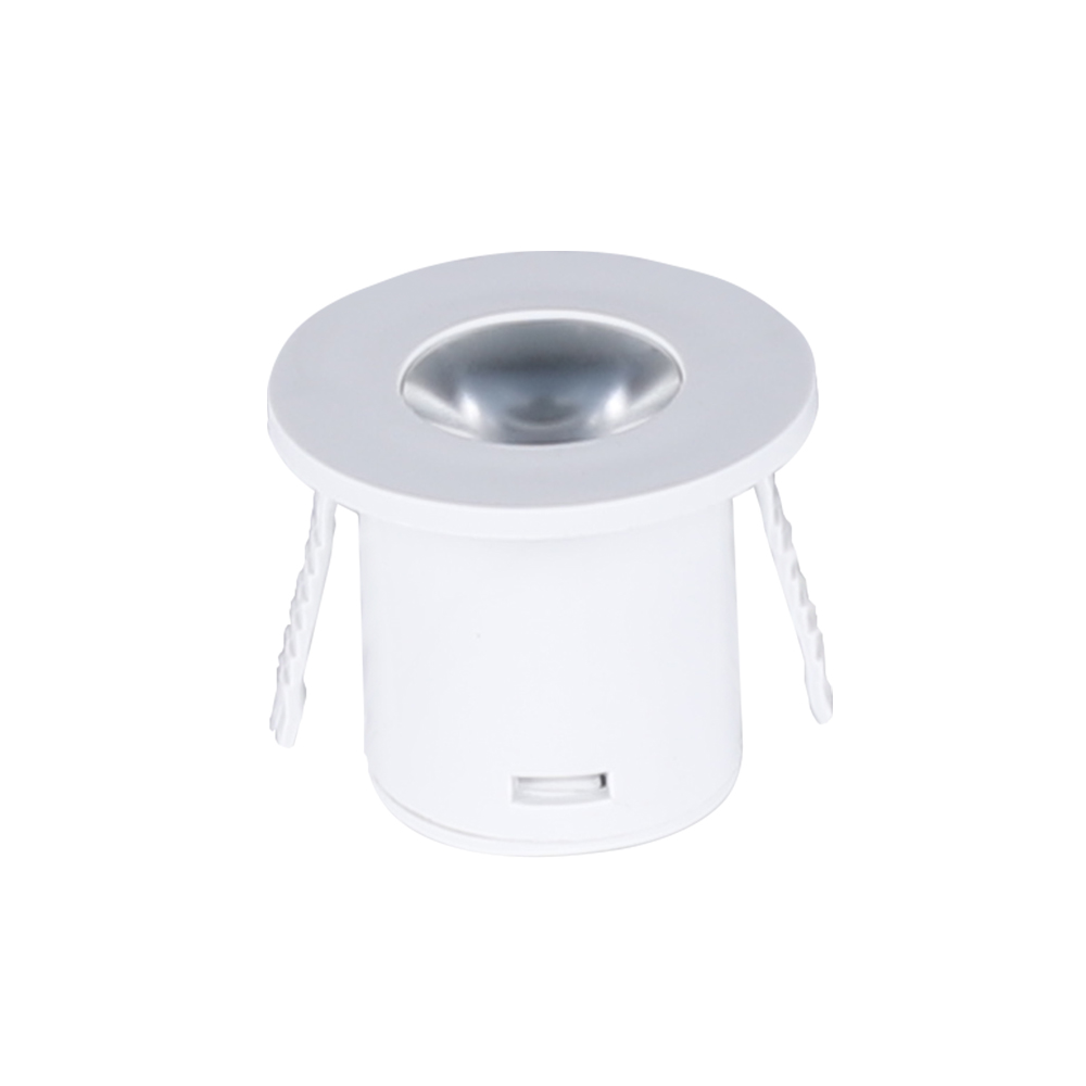 SPOT PARA MÓVEIS LED PIK REDONDO 1W 3000K BRANCO 2PÇS
