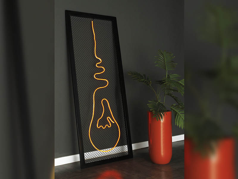 FITA LED NEON FLEX TECHFREE 7W 120 LEDS/M 5M 127V IP65 AMARELA