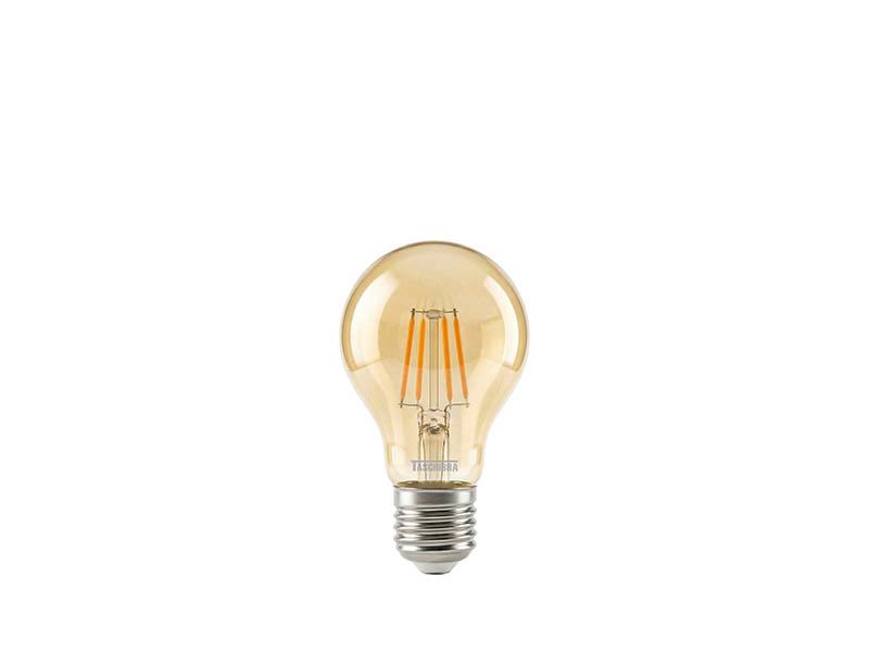 LÂMPADA LED FILAMENTO VINTAGE A60 4W AUTOVOLT ÂMBAR