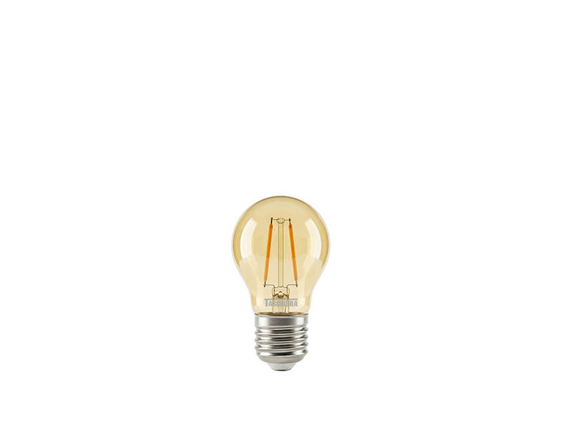 LÂMPADA LED FILAMENTO VINTAGE BOLINHA G45  AUTOVOLT ÂMBAR