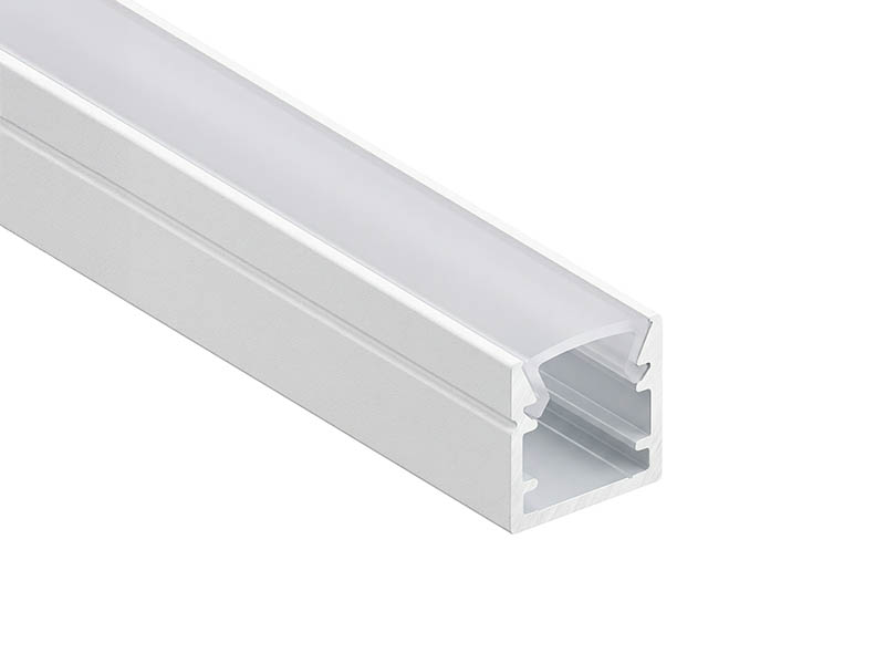 PERFIL TASCHIBRA VIA 10X10 SOBREPOR 2m COM ACESSÓRIOS BRANCO