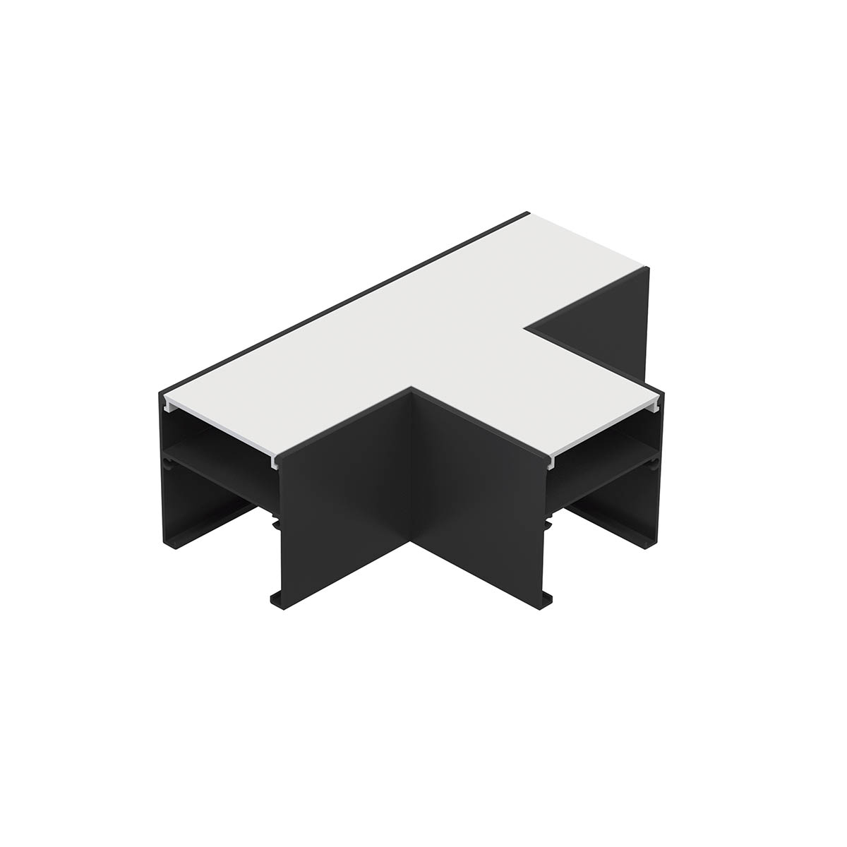 EMENDA T ZENITH 50x50 TETO/TETO PRETO FOSCO