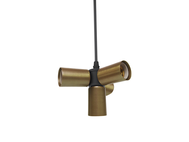 PENDENTE TASCHIBRA NICK 4XE27 OURO