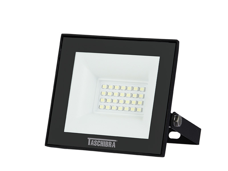 REFLETOR TR LED 30W SLIM VERDE PRETO