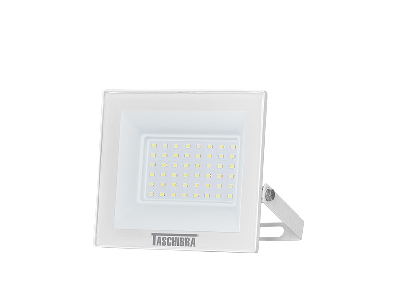 REFLETOR TR LED 50W SLIM VERDE BRANCO