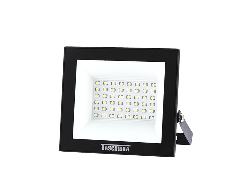 REFLETOR TR LED 50W SLIM VERDE PRETO