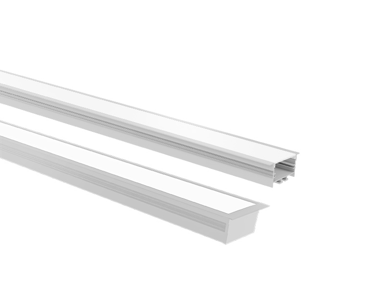 PERFIL LED TASCHIBRA ZENITH 62X25 EMBUTIR 25X62X1000mm BRANCA