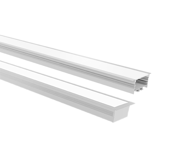 PERFIL LED TASCHIBRA ZENITH 62X25 EMBUTIR 25X62X3000mm BRANCA