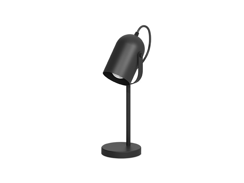 LUMINÁRIA DE MESA TASCHIBRA BELL MINI E27 PRETO FOSCO